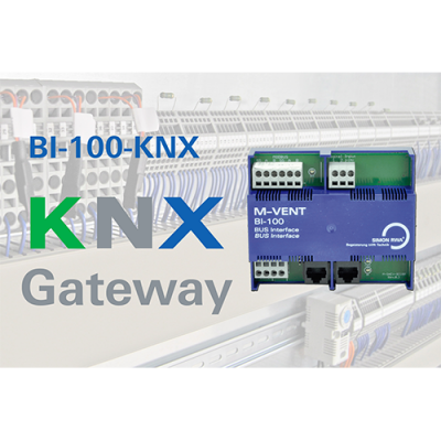 KNX interface voor M-SHEV en M-VENT stuurcentrales KNX interface voor M-SHEV en M-VENT stuurcentrales
