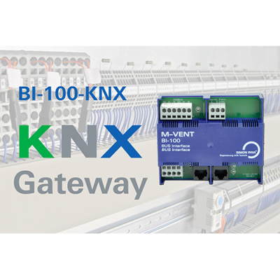 KNX interface voor M-SHEV en M-VENT stuurcentrales